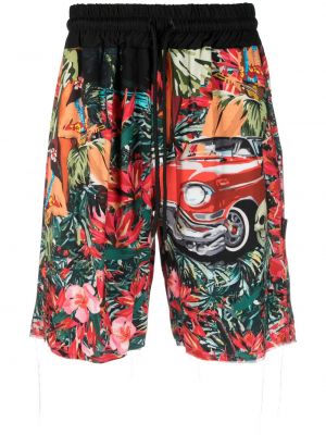 Shorts mit print Mauna Kea schwarz