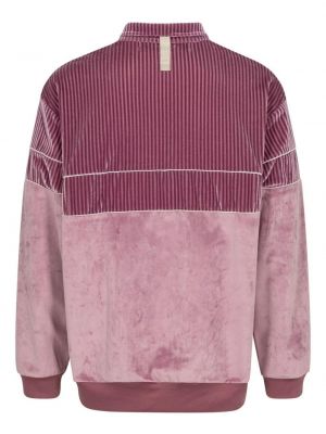 Veliūrinis siuvinėtas puloveris su kristalais Advisory Board Crystals rožinė
