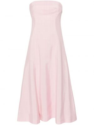 Midi šaty Semicouture růžové