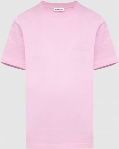 Футболка Balenciaga, рожева
