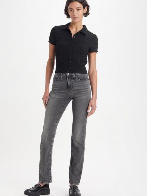 Моделирующие прямые джинсы Levi's серый