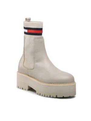 Chelsea boots Tommy Jeans beige