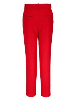 Pantalon droit taille haute Michael Kors rouge