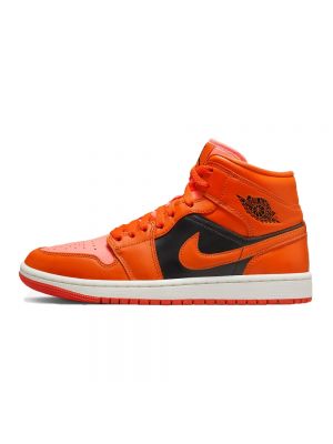 Sneakersy Jordan pomarańczowe
