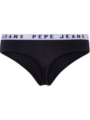 Стринги Pepe Jeans черные