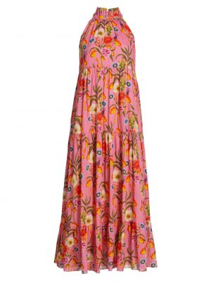 Длинное платье Borgo De Nor розовое