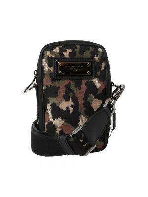 Jacquard schultertasche mit taschen mit camouflage-print Dolce & Gabbana