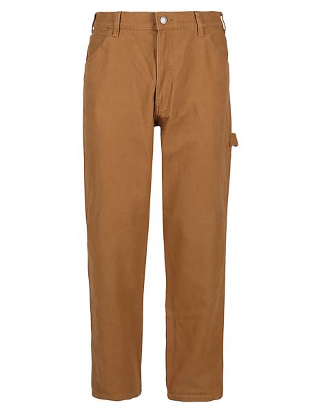 Pantaloni di cotone Dickies Construct marrone