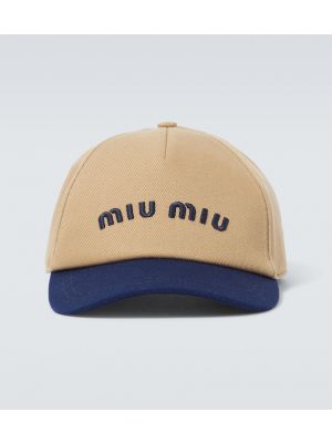 Cord cap aus baumwoll Miu Miu