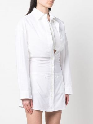 Biała sukienka mini Jacquemus