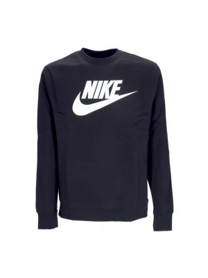 Sweatshirt mit rundhalsausschnitt Nike schwarz