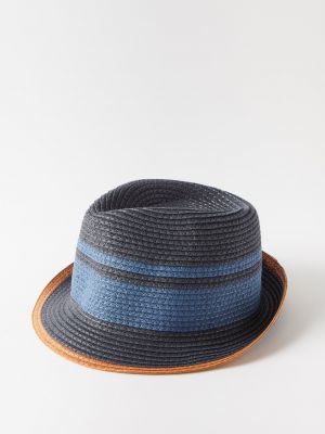 Синяя шляпа в полоску Paul Smith