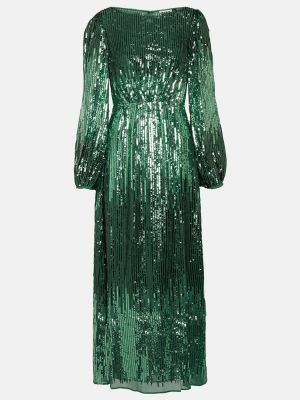 Midi šaty Rixo zelené