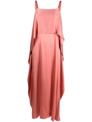 Сатенена вечерна рокля Antonelli розово
