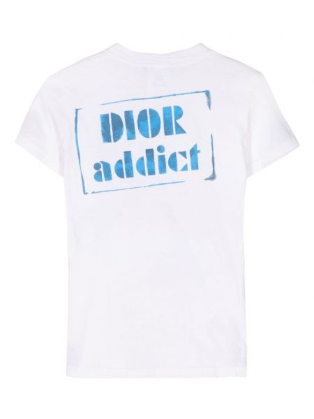 Medvilninis marškinėliai Christian Dior Pre-owned balta