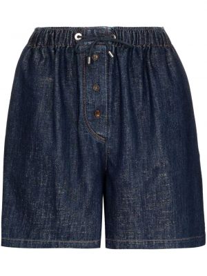 Jeans-shorts Brunello Cucinelli blå