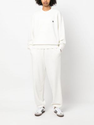 Spodnie sportowe bawełniane Carhartt Wip białe