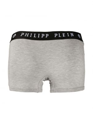 Calcetines con bordado Philipp Plein gris