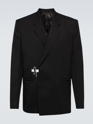 Volnena jakna Givenchy črna