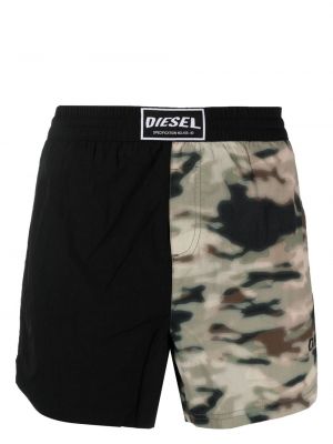 Shorts mit print mit camouflage-print Diesel schwarz