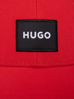 Șapcă din bumbac Hugo roz