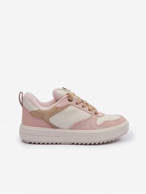 Sneakers σουέντ Michael Kors ροζ