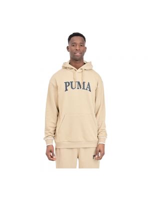 Bluza z kapturem Puma beżowa