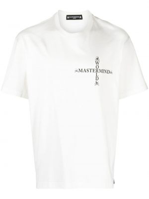 T-shirt di cotone con stampa Mastermind World