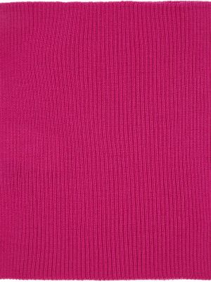 Розовый шарф Yohji Yamamoto