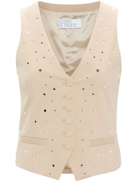 Gilet Giuseppe Di Morabito beige