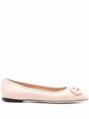 Läder ballerinas Giuseppe Zanotti rosa