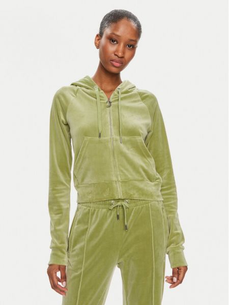 Sweat zippé slim Juicy Couture vert