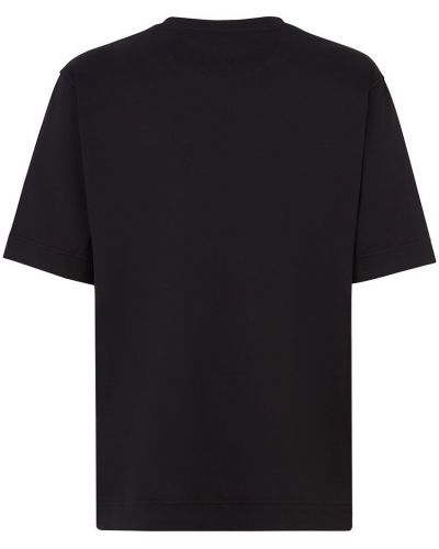 Camiseta oversized con bolsillos Fendi negro