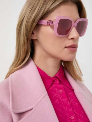 Okulary przeciwsłoneczne Swarovski różowe