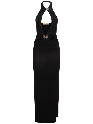 Μάξι φόρεμα από βισκόζη Aya Muse μαύρο