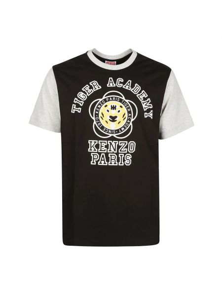 Koszulka w tygrysie prążki Kenzo czarna