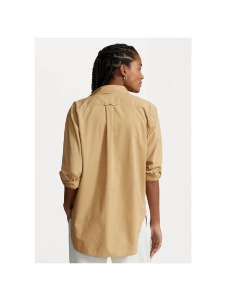 Camisa de algodón Ralph Lauren marrón