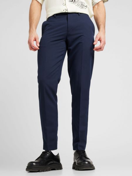 Pantalon plissé Lindbergh bleu