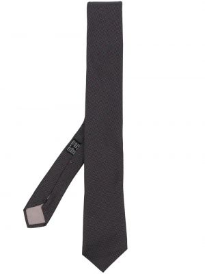 Pikčasta svilena kravata s potiskom Versace Pre-owned