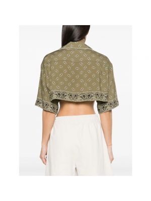Bluse mit print mit paisleymuster Palm Angels