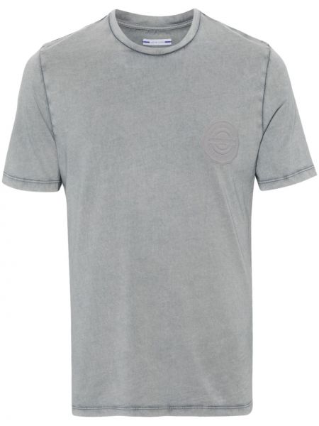 Bavlnené tričko Jacob Cohen sivá