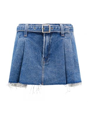 Jeans shorts mit reißverschluss Mother blau