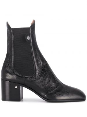 Ankle boots mit absatz mit niedrigem absatz Laurence Dacade schwarz
