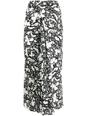 Ασύμμετρη φλοράλ midi φούστα με σχέδιο Stella Mccartney
