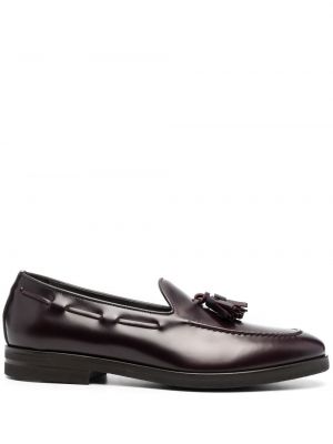 Skinn loafers Canali brun