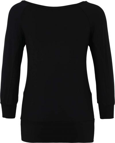 Marškinėliai ilgomis rankovėmis Curare Yogawear juoda