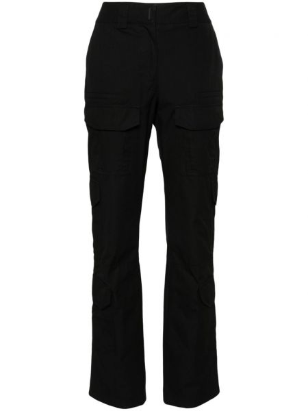 Pantaloni cargo în carouri Givenchy negru