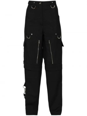 Pantaloni cu picior drept Givenchy negru