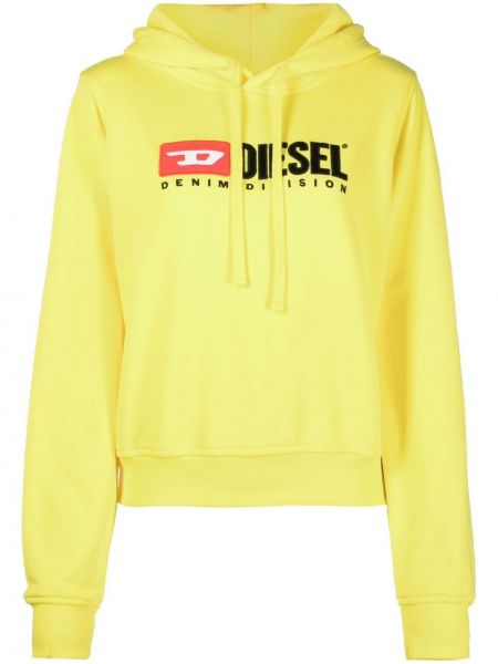 Hoodie Diesel gul