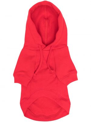 Sudadera con capucha con estampado Dsquared2 rojo